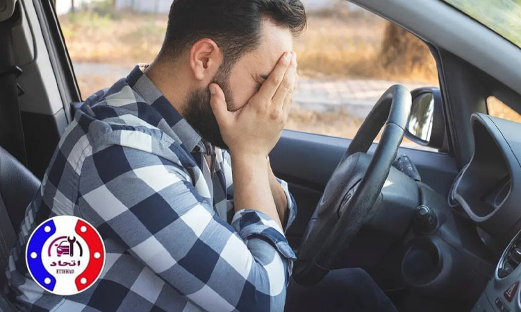 ترس لحظه ای راننده وقتی جاده ناگهان لغزنده می شود و ترمزها چه می کنند